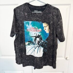 Edward Scissorhands Hot Topic “I AM NOT COMPLETE” t-shirt XL